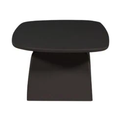 Tablo Salontafel organisch Eikenhout zwart 110cm