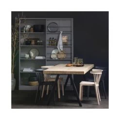 Tablo Tafelblad Mangohout Visgraat 200x90cm