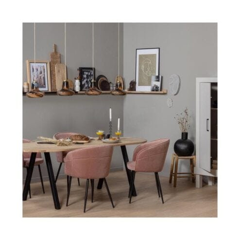 Tablo Tafelblad Ovaal Eiken Onbehandeld 220cm