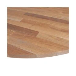 Tablo Tafelblad Rond Eiken Olie Grijs 120cm