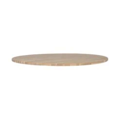 Tablo Tafelblad Rond Eiken Onbehandeld 120cm