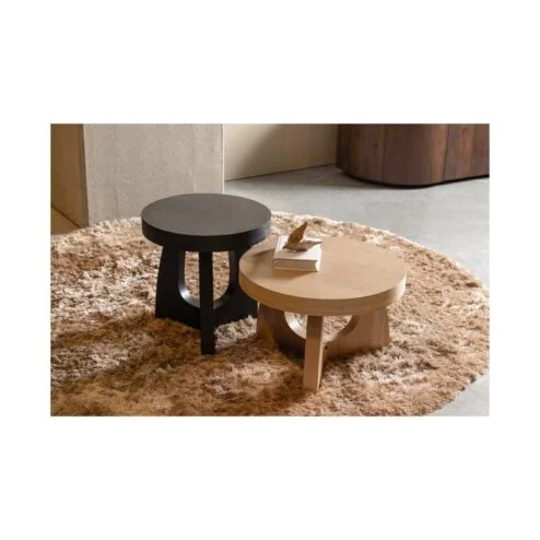 Tala Bijzettafel MDF Rond Naturel 55cm