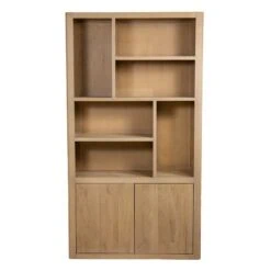 Tenna Boekenkast XL naturel mangohout 120cm