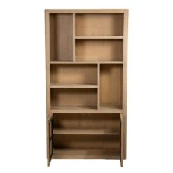 Tenna Boekenkast XL naturel mangohout 120cm