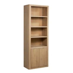 Tenna Boekenkast naturel mangohout 80cm