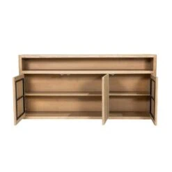 Tenna Dressoir naturel mangohout 180cm