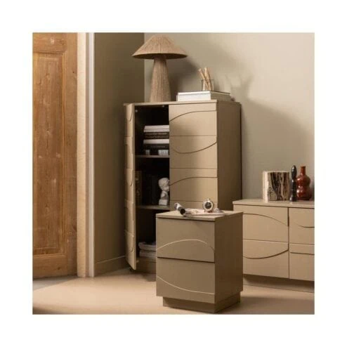 Teo Ladekast Grenen Mud 72cm