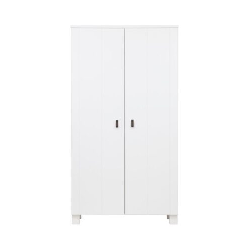 Ties Kledingkast Grenen Wit 111cm