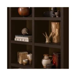 Timo Vakkenkast MDF Donkerbruin 100cm