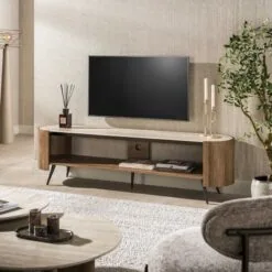 Tio Tv meubel Keramiek Hout 180cm