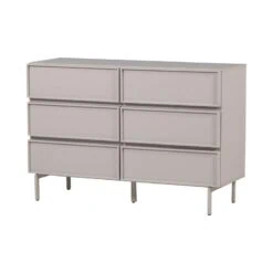 Tours Ladekast 6 Lades Melamine/MDF Zand 120cm