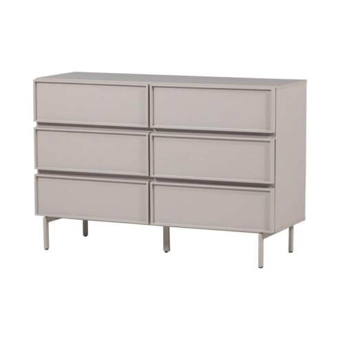 Tours Ladekast 6 Lades Melamine/MDF Zand 120cm