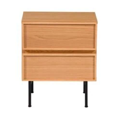 Tours Nachtkastje Melamine/MDF Naturel 45cm