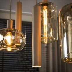 Tulsa 7-lichts Hanglamp Beige