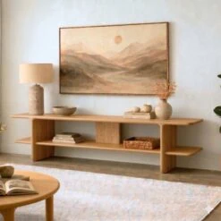Quinn Tv meubel naturel 185cm