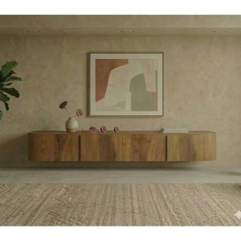 Tv meubel Yama naturel zwevend | 195cm