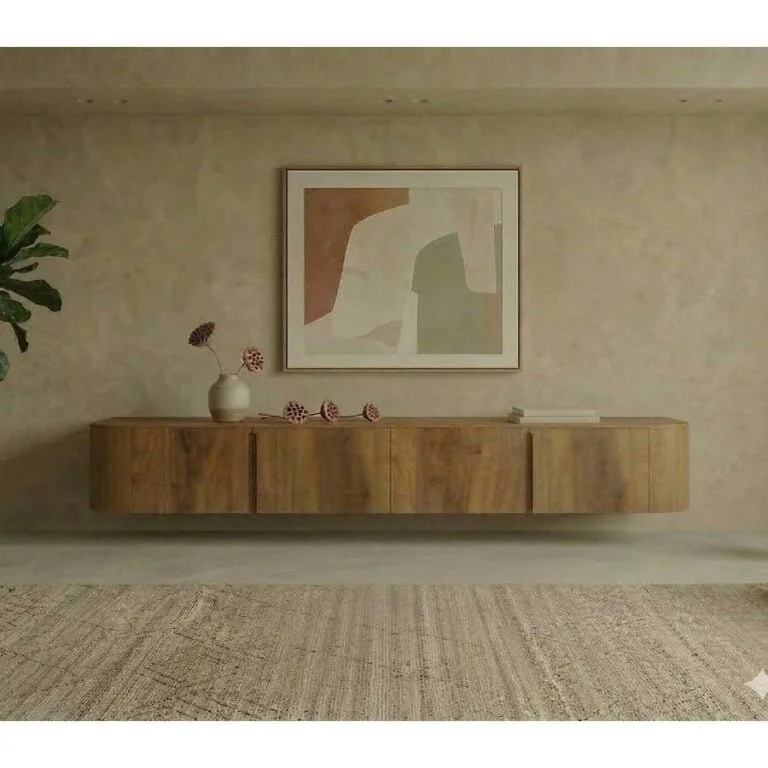 Tv meubel Yama naturel zwevend | 195cm