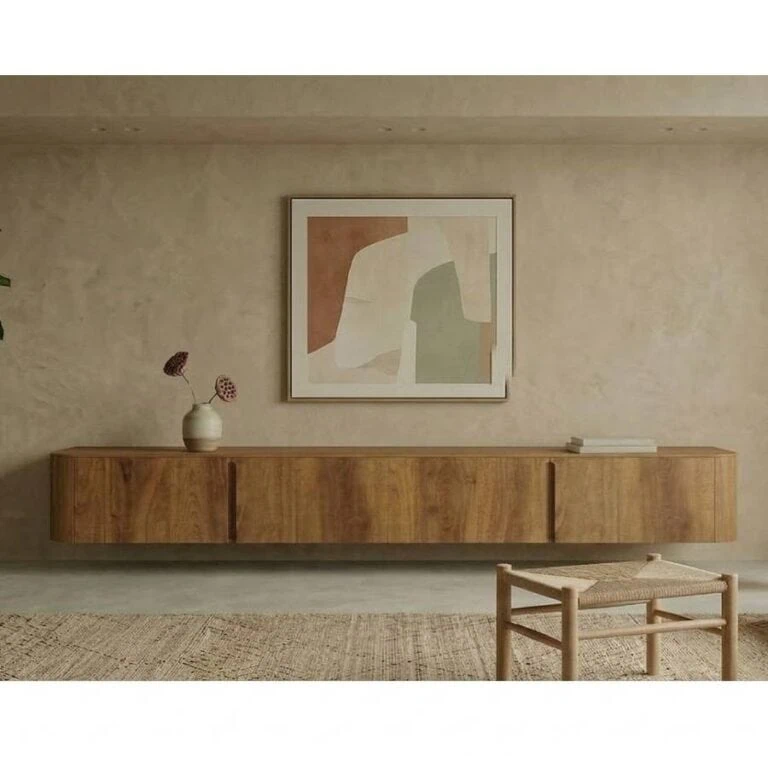 Tv meubel Yama naturel zwevend | 235cm