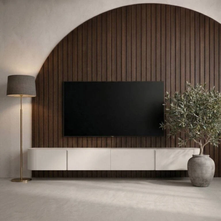 Tv meubel Yama zand zwevend | 235cm