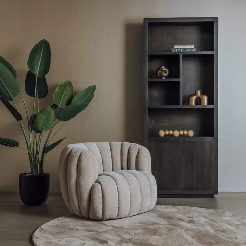 Verdi Fauteuil beige stof