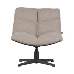 Vinny Draaifauteuil Boucle Zand