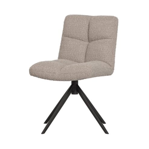 Vinny Draaistoel Boucle Zand