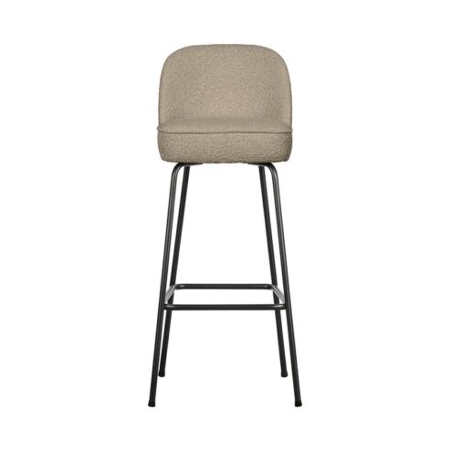 Vogue Barstoel Hoog Boucle Beige