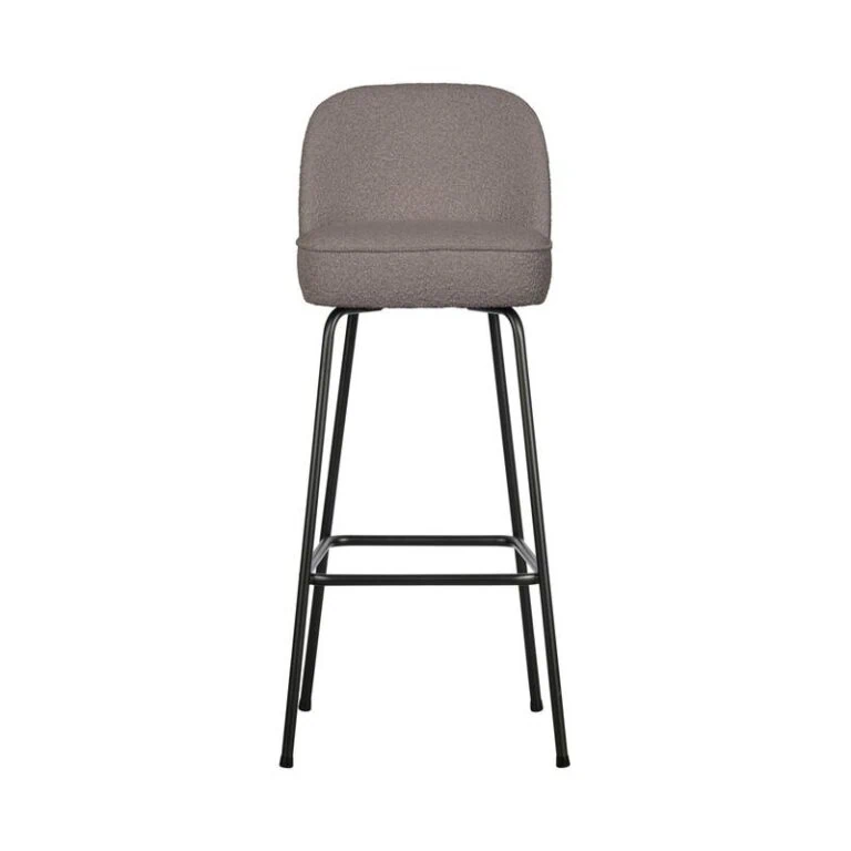 Vogue Barstoel Hoog Boucle Nougat