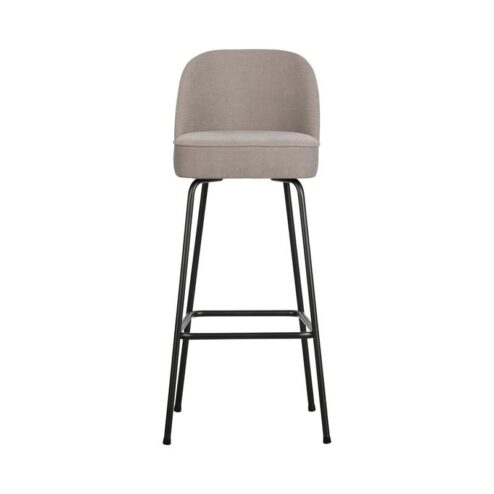 Vogue Barstoel Hoog Geweven Stof Zand