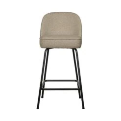 Vogue Barstoel Laag Boucle Beige