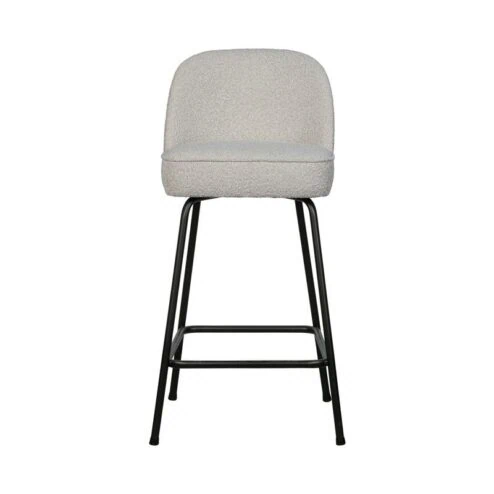 Vogue Barstoel Laag Boucle Naturel