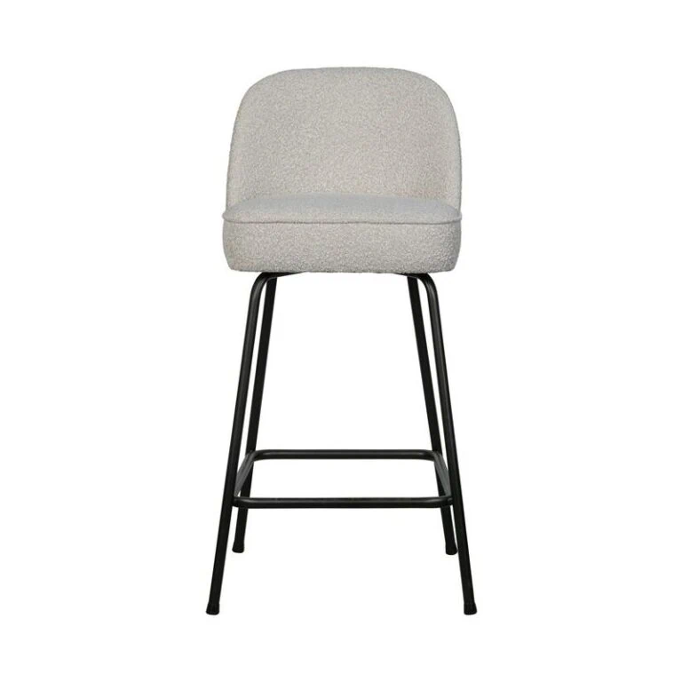 Vogue Barstoel Laag Boucle Naturel