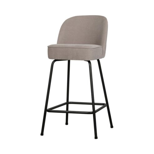 Vogue Barstoel Laag Geweven Stof Zand