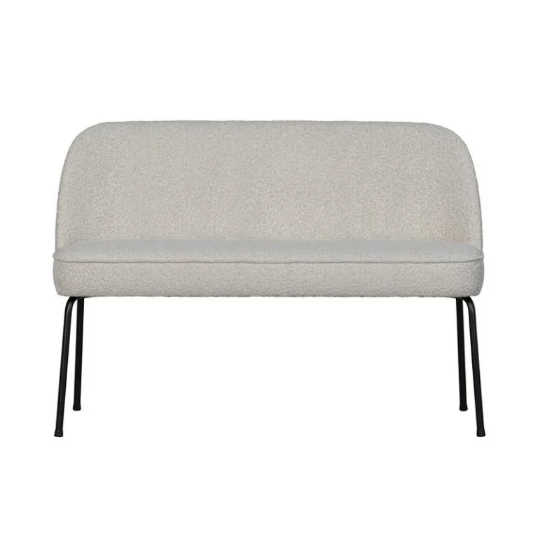 Vogue Eetkamerbank Boucle Naturel 120cm