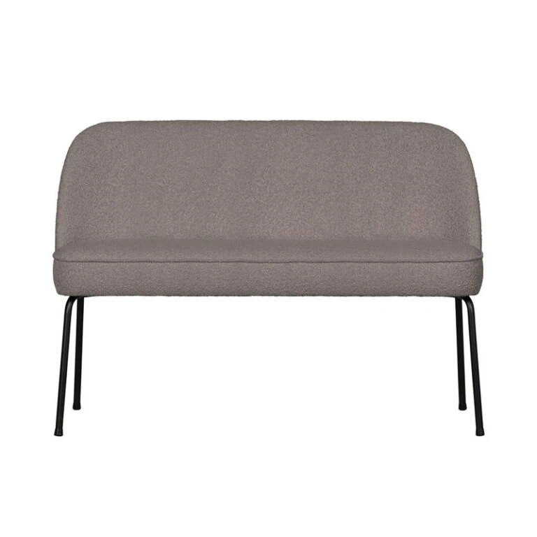 Vogue Eetkamerbank Boucle Nougat 120cm