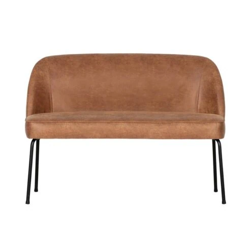 Vogue Eetkamerbank Ecoleer Cognac 120cm