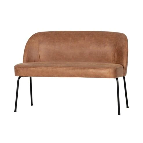 Vogue Eetkamerbank Ecoleer Cognac 120cm