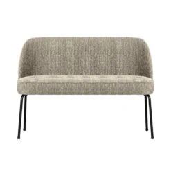 Vogue Eetkamerbank Structure Velvet Wheatfield 120cm