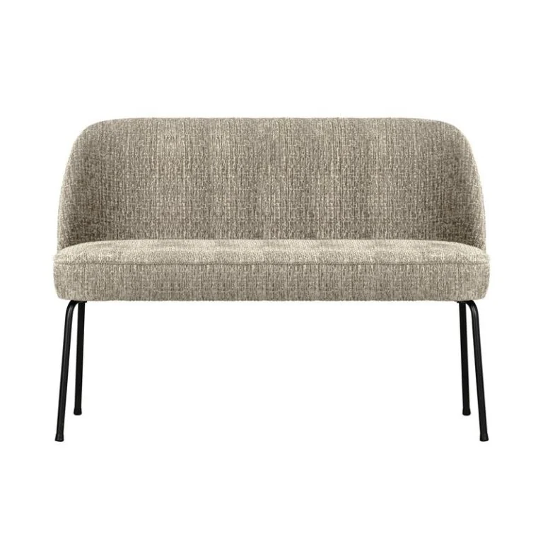 Vogue Eetkamerbank Structure Velvet Wheatfield 120cm