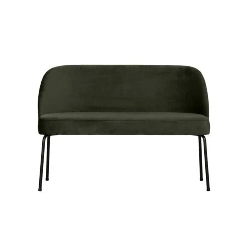 Vogue Eetkamerbank Velvet Donkergroen 120cm