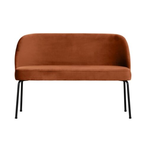 Vogue Eetkamerbank Velvet Roest 120cm