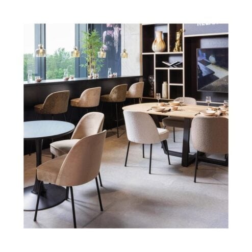 Vogue Eetkamerstoel Boucle Nougat