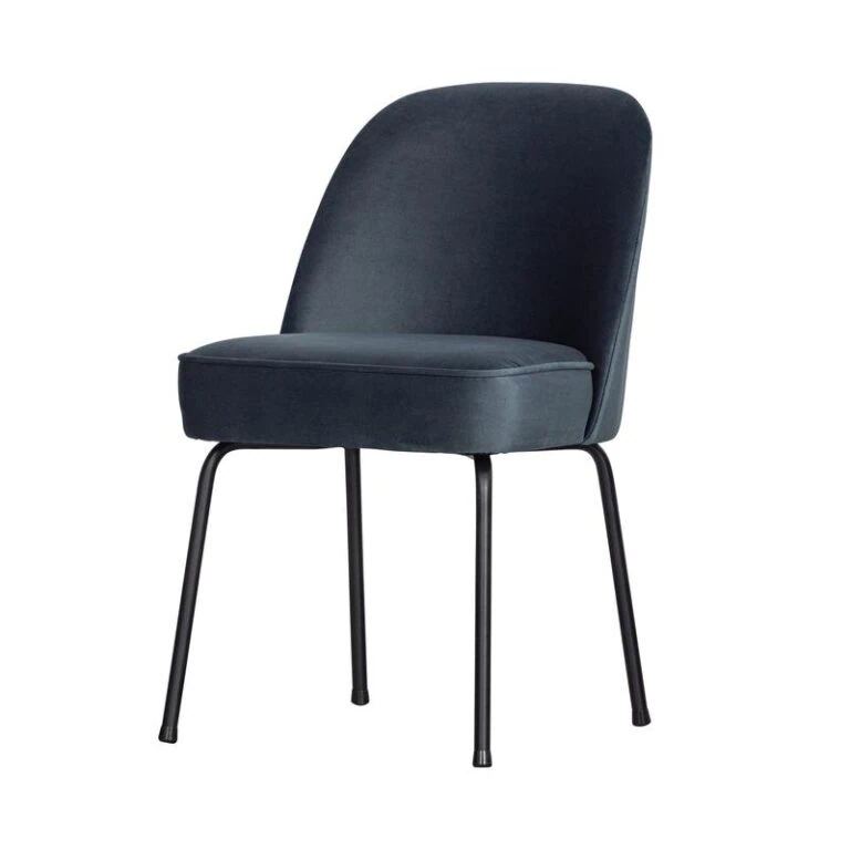 Vogue Eetkamerstoel Velvet Blauw