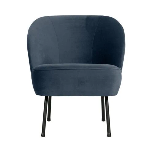 Vogue Fauteuil Velvet Blauw