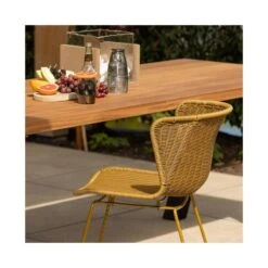 Wings Tuinstoel Honinggeel Set van 2