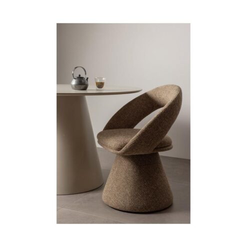 Winter Draaibare Eetkamerstoel Zand Melange