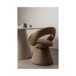 Winter Draaibare Eetkamerstoel Zand Melange