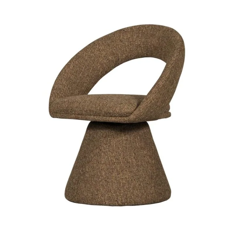 Winter Draaibare Eetkamerstoel Zand Melange