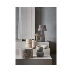 Yvo Bijzettafel Betonlook Naturel 37cm