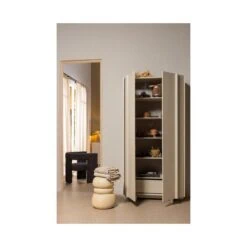 Yvo Bijzettafel Betonlook Naturel 37cm